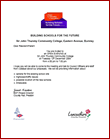 Sir John Thursby College Consultation 2